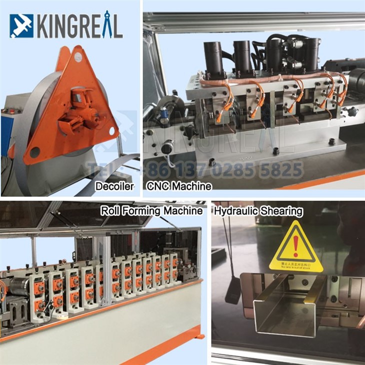 C/Hat-Shape Light Gauge Steel Framing Roll Forming Machine