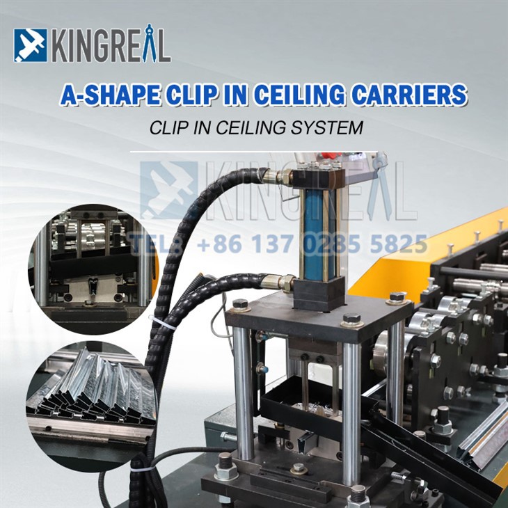 3-Metal A-shape triangle tee carrier