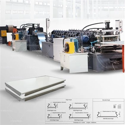 Máquina de formação de rolo de tira de teto linear